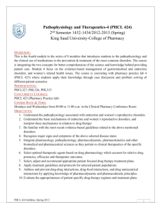 Syllabus PHCL 424 Sp..