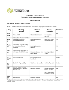 Isle of Man: 30 June – 14 July