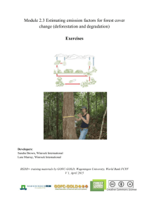 Exercises - The Forest Carbon Partnership Facility