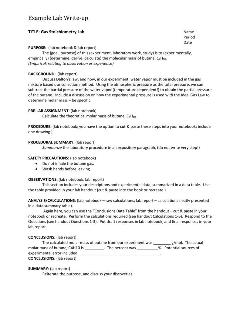 Example Lab Write up