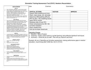 Simulation Training Assessment Tool (STAT): Newborn