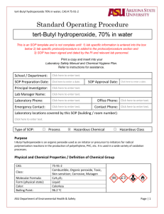 tert-Butyl hydroperoxide 70% in water