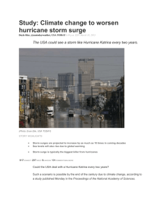 Katrina and Climate Change