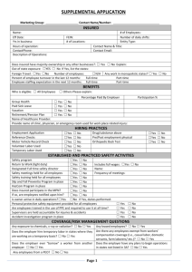 General WC Comprehensive Supplemental