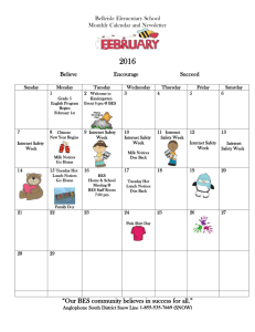 BES February Newsletter Calendar - Web