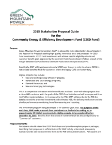 2015 CEED Program Participation Package