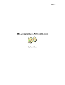 The Geography of New York State Unit Plan 4th Grade_0