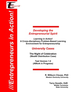 The Night of Celebration - Western Kentucky University