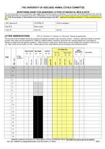 GM Litter Monitoring Sheet