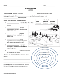 2A Ecology Note Packet