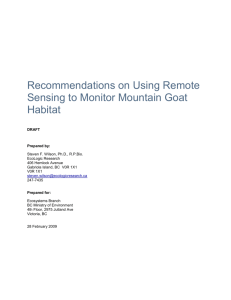 Recommendations-remote-sensing-monitor-mountain-goat