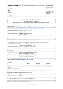 CV from CVBook-UK