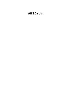 Aff T Cards - Open Evidence Project