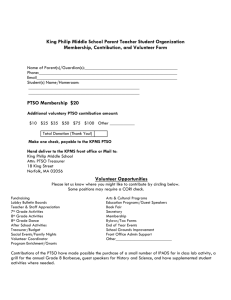 PTSO Membership Form - King Philip Regional Middle School