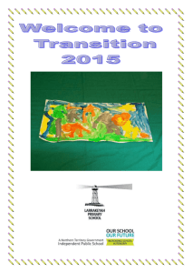 Transition handbook - Larrakeyah Primary School