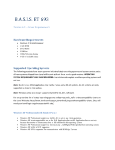 BASIS-ET693-Requirements