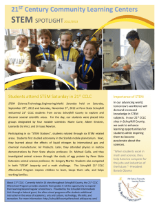 21st CCLC STEM Spotlight (Word)