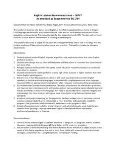 English Learner Recommendations - Amended 9-11-14