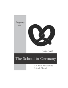 THE SCHOOL IN GERMANY