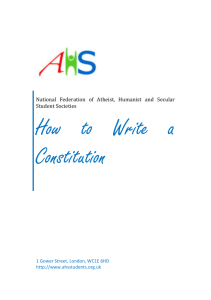 How to Write a Constitution