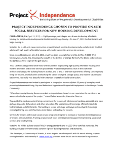 project independence chosen to provide on