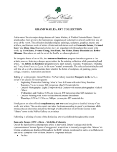 Grand Wailea Art Collection Fact Sheet
