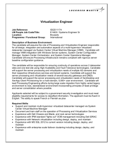Virtualization Engineer