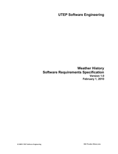Software Requirements Specification - Courses