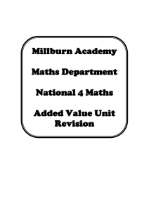 c - Millburn Academy