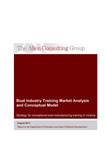 Boat Industry Training Market Analysis and Conceptual Model (docx