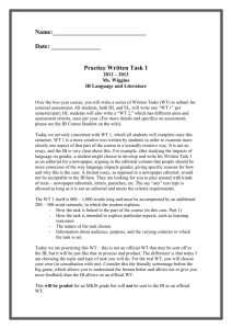 Date: Practice Written Task 1 2012