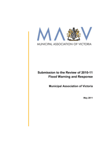 Submission to Victorian Floods Review