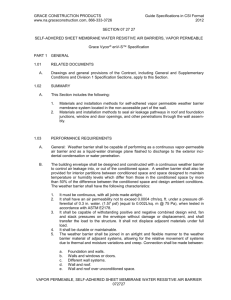 Vycor® enV-S* Guide Specification