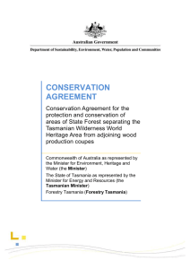Conservation Agreement for the protection and conservation of