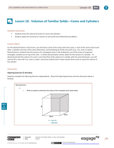 Grade 8 Mathematics Module 5, Topic B, Lesson 10