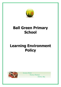Learning Environment Policy