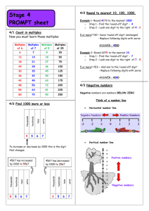 Stage 4 Prompt Sheet