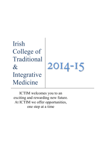 The Irish College of Traditional & Integrative Medicine (ICTIM)