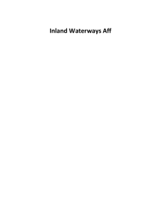 Inland Waterways Aff and Neg