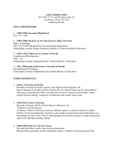 Curriculum Vitae - University of Florida