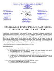 School-Parent-Student Compact - Connellsville Area School District