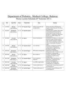 Pediatric - Jhalawar Medical College