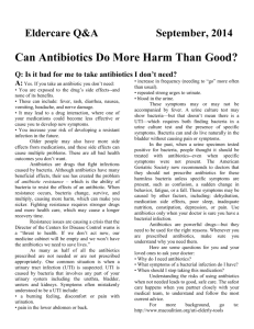 Q&A September 2014 Antibiotics Can Be Bad