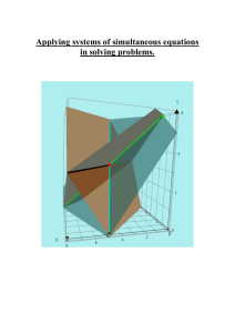 x + y + z - Intersecting Planes