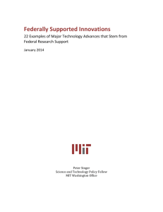 Federally Supported innovations