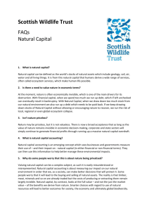 Natural Capital - FAQs - Scottish Wildlife Trust