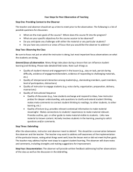 Infantry Leader's Reference Card