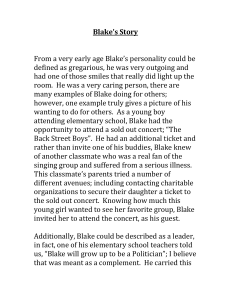 to Blake`s Story - SPC Blake D Whipple Memorial Inc.