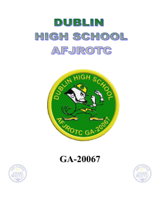 AFJROTC GA-20067 CADET HANDBOOK