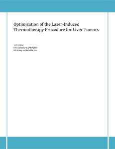 Optimization of the Laser-Induced Thermotherapy Procedure for